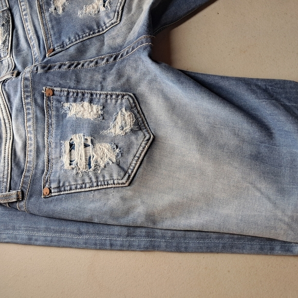 Miss Me Sigature Skinny Ankle Cropped Jeans with Subtle Fading Size 25 - Picture 12 of 13